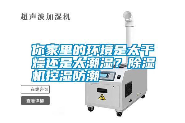 你家里的環(huán)境是太干燥還是太潮濕？除濕機控濕防潮