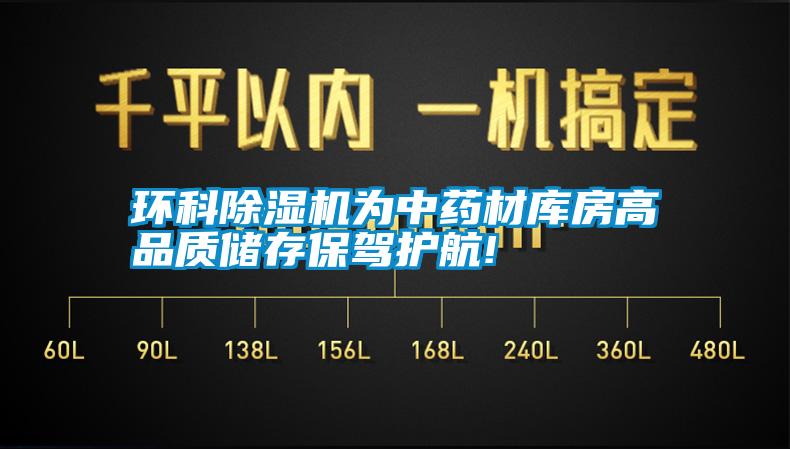 環科除濕機為中藥材庫房高品質儲存保駕護航!