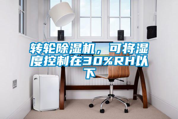 轉輪除濕機，可將濕度控制在30%RH以下