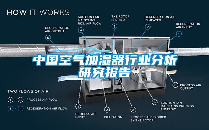 中國空氣加濕器行業分析研究報告