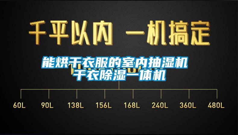 能烘干衣服的室內抽濕機 干衣除濕一體機