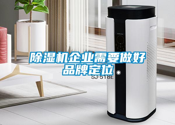 除濕機企業需要做好品牌定位