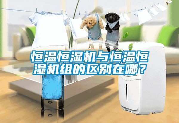 恒溫恒濕機與恒溫恒濕機組的區別在哪？