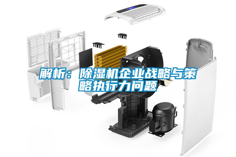 解析：除濕機企業戰略與策略執行力問題