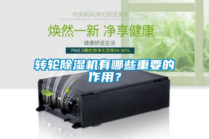 轉輪除濕機有哪些重要的作用？