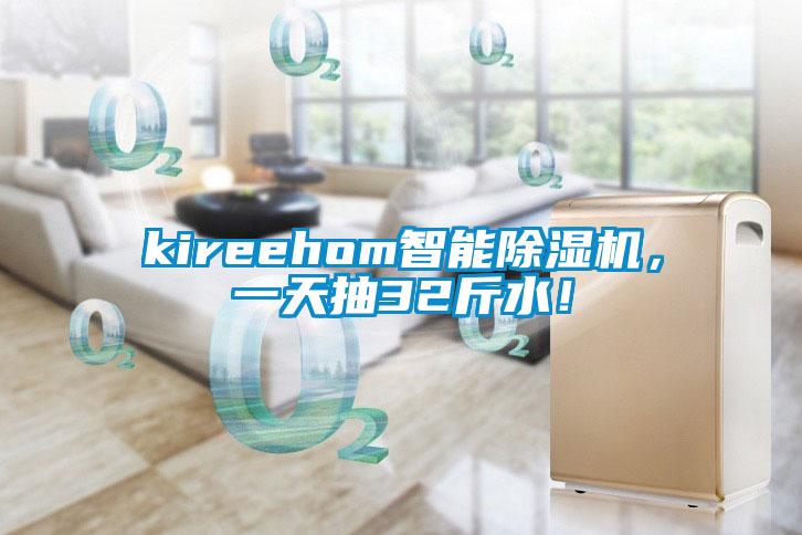 kireehom智能除濕機，一天抽32斤水！