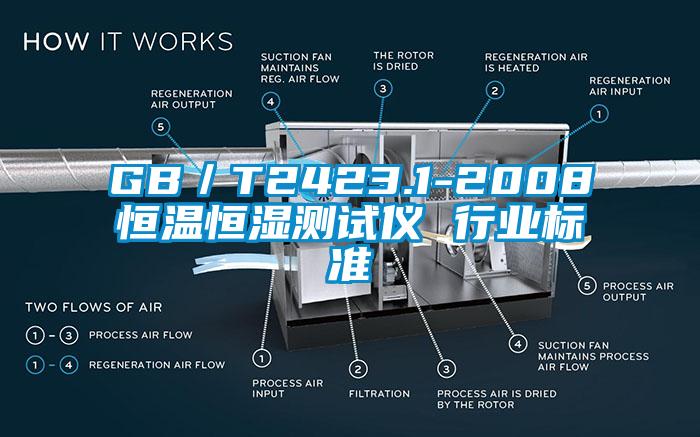 GB／T2423.1-2008恒溫恒濕測試儀 行業標準