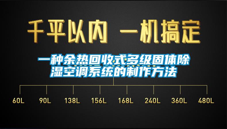 一種余熱回收式多級固體除濕空調系統的制作方法