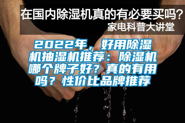 2022年，好用除濕機抽濕機推薦：除濕機哪個牌子好？真的有用嗎？性價比品牌推薦