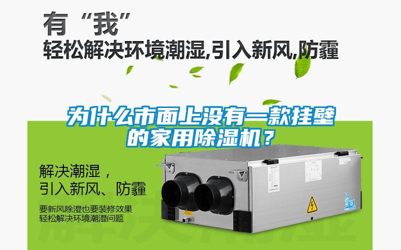 為什么市面上沒有一款掛壁的家用除濕機？