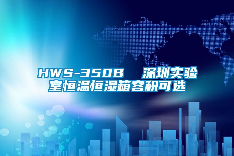 HWS-350B  深圳實驗室恒溫恒濕箱容積可選