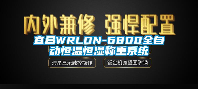 宜昌WRLDN-6800全自動恒溫恒濕稱重系統