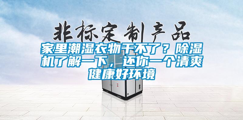 家里潮濕衣物干不了？除濕機了解一下，還你一個清爽健康好環境