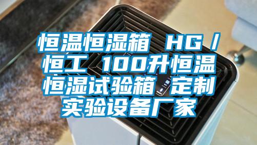 恒溫恒濕箱 HG／恒工 100升恒溫恒濕試驗箱 定制實驗設備廠家