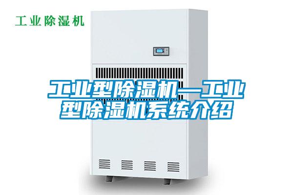 工業型除濕機—工業型除濕機系統介紹