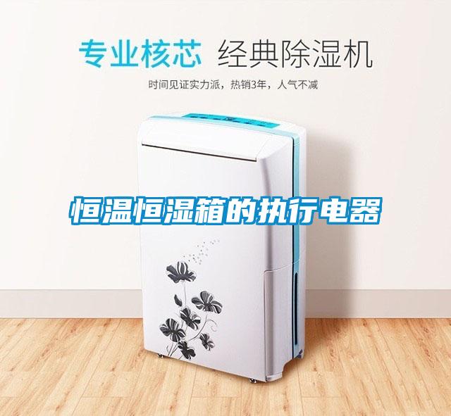 恒溫恒濕箱的執行電器