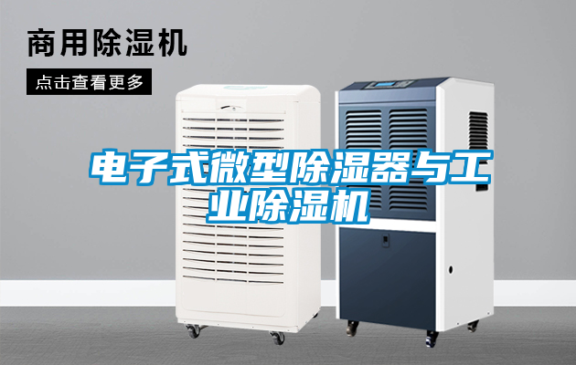 電子式微型除濕器與工業除濕機