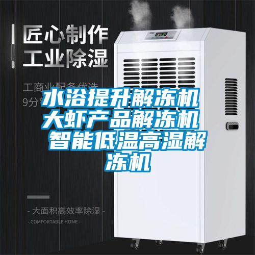 水浴提升解凍機 大蝦產品解凍機 智能低溫高濕解凍機