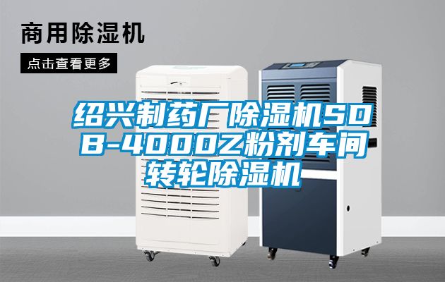 紹興制藥廠除濕機SDB-4000Z粉劑車間轉輪除濕機