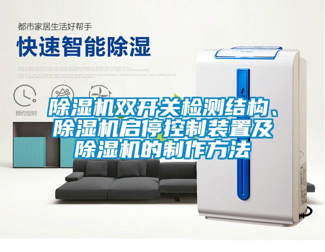 除濕機雙開關檢測結構、除濕機啟?？刂蒲b置及除濕機的制作方法